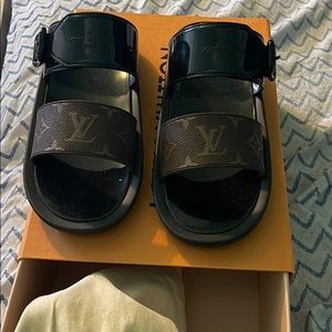 Authentic lv sandals